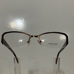 Liz Claiborne Elegant Bronze & Tortoise Eyeglasses